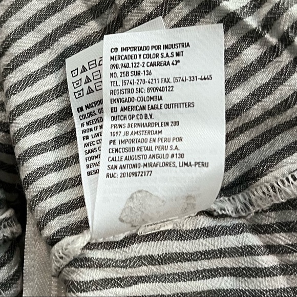 American Eagle Outfitters, Precious Railroad Striped Dress, Excellent Condition - Picture 8 of 11